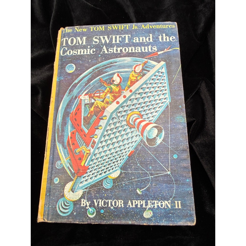 Grosset‎ & Dunlap Tom Swift and the Cosmic Astronauts Kids Blue Good Vintage - Picture 6 of 6